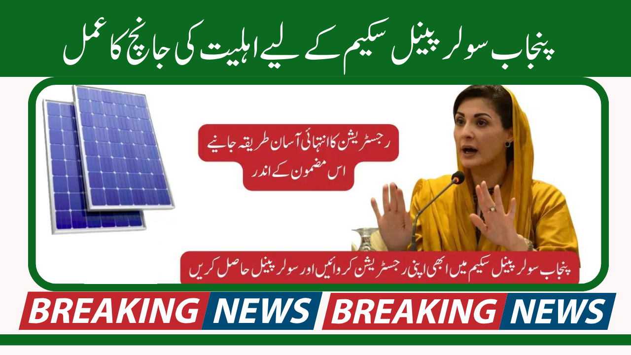 Punjab Solar Panel Scheme