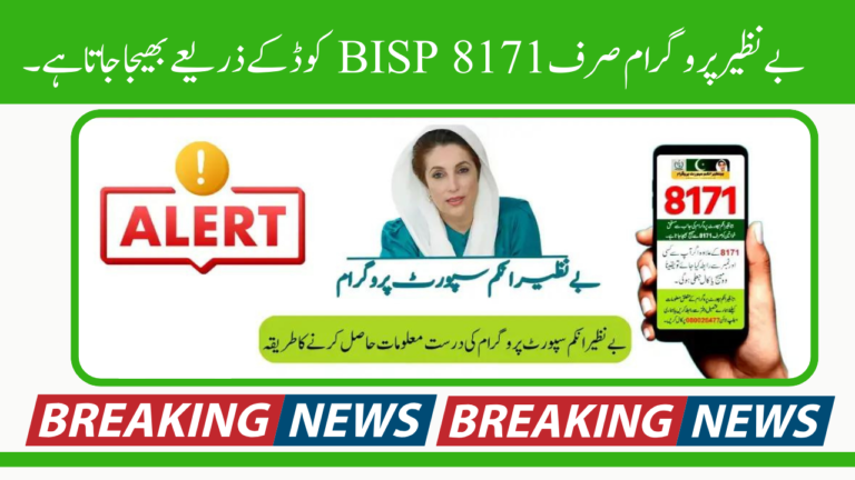 Benazir Program are Sent Through the BISP 8171
