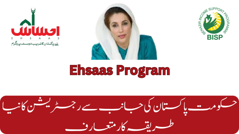 Ehsaas Program 8171 New Method Online Registration Form Start 2024