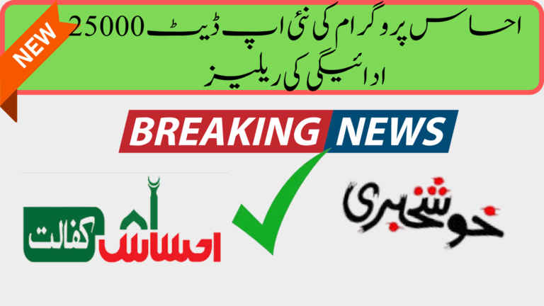 Ehsaas Program 25000 Payment Release 2024