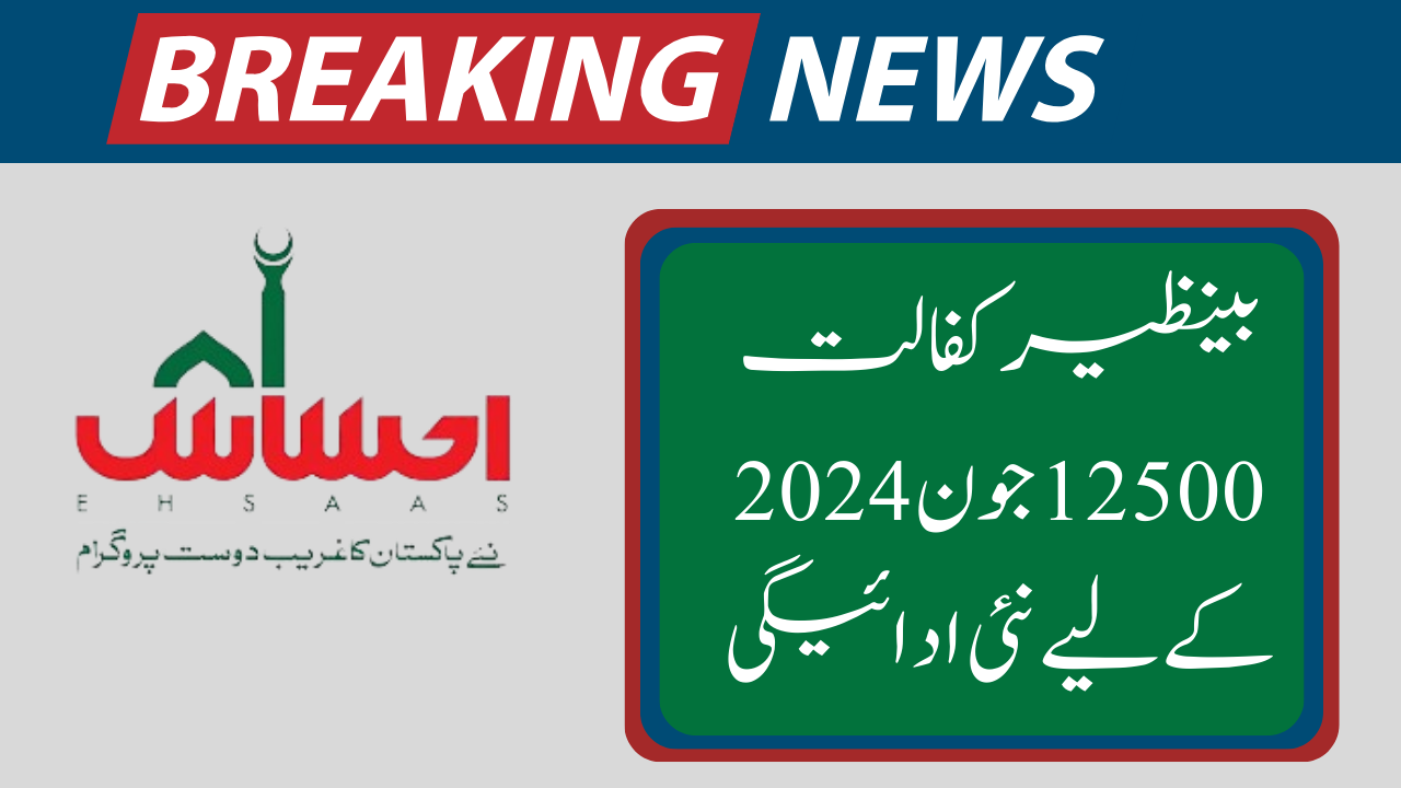 Benazir Kafalat 12500 New Payment for June 2024