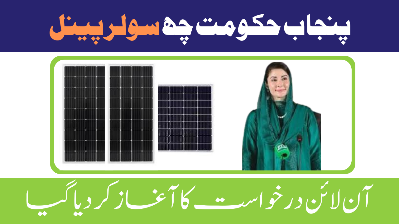 How to Online Apply for Six Solar Panels in The Punjab Government