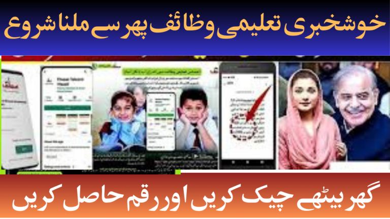 Benazir Taleemi Wazaif 10th To 12Th Class Students Can Get Payment From 2024