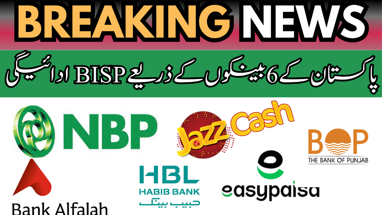 BISP Payment through 6 Banks of Pakistan Complete Details